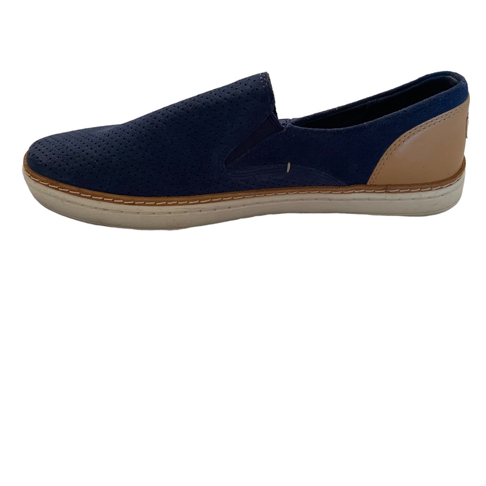 Navy Blue UGG Adley Perforated Sneakers - Picture 5 of 7
